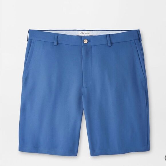 Peter Millar Cotton Salem Performance Classic Fit Short In Windsor Blue Size 34 - Picture 1 of 10